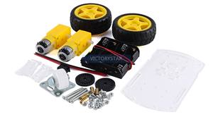 Wd Single And Double Layer Electric Racing Intelligent Car Kit Robot Car Tracking and <strong>Obst</strong> - Product Image 4