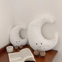 Oreiller en peluche doux soleil et lune au design créatif 2026, oreiller en peluche personnalisé de haute qualité pour la détente
