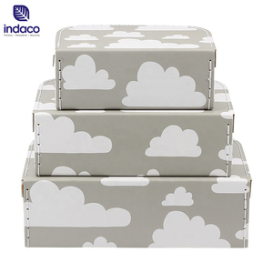 Fancy Custom Design Luxury White Rigid Paper Cardboard <b>Gift</b> Kids Toy Packaging Paper Suitcase <b>Box</b> With Handle - Product Image 3