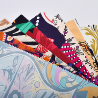 Tissu 100 % rayonne tissé écologique à motif floral imprimé, léger, doux et respirant pour robes et vêtements pour filles et femmes, vente en gros