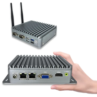 Mini PC de Escritorio con Procesador Intel J1900, 2 LAN, Mini Ordenador para Juegos Integrado, de Fábrica China