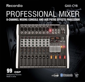 GAX-CY8 profesyonel ses mikseri Usb ses arabirimi ile büyük fiyat - Product Image 6