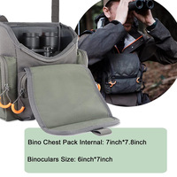 Sacs de gilet tactique avec logo personnalisé pochette avant sac de rangement pour télescope épaule réglable meilleur sac de poitrine sac de poitrine pour la chasse en plein air