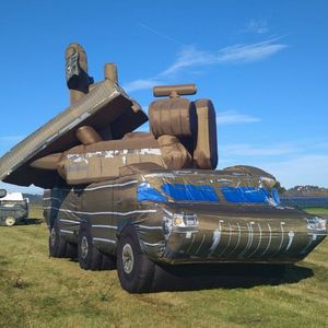 Tanque Inflable <span class=keywords><strong>de</strong></span> Alta Simulación, Modelo <span class=keywords><strong>de</strong></span> Vehículo <span class=keywords><strong>de</strong></span> Camuflaje Realista, Objetivo <span class=keywords><strong>de</strong></span> Simulación en Venta - Product Image 4