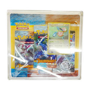 Custodia personalizzata protezione UV trasparente <span class=keywords><strong>Pokemon</strong></span> <span class=keywords><strong>3</strong></span> Pack Blister vetrina in acrilico sigillato con coperchio magnetico - Product Image 5