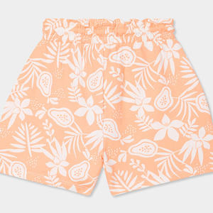 Shorts Deportivos Holgados Color Lila para Niñas, Cintura Elástica, Tejido Transpirable de Algodón y Poliéster, Secado Rápido, Perfectos para Deportes - Product Image 3