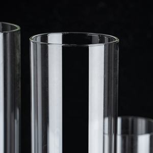 Customized Sizes Open Ended Glass Hurricane <strong>Candle</strong> <strong>Holder</strong> Tube Chimney for Crystal Candlesticks - Product Image 5