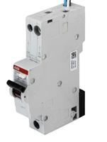 2csr255051r1064 Dse201 C6 Ac30 - N Bleu 6A 1 Pôle, 30 mA Type C Système RCBO Pro M Compact, 240 V AC, Série Dse201