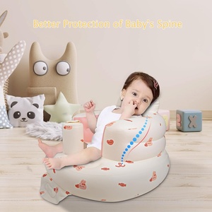 Nouvelle arrivée : chaise d'apprentissage portable pour bébé de 4 à 12 mois, siège gonflable en PVC pour l'apprentissage de la position assise - Product Image 5