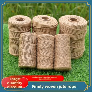 <span class=keywords><strong>Corde</strong></span> tressée artisanale en jute et <span class=keywords><strong>sisal</strong></span> pour l'artisanat, l'emballage, la décoration, le cerclage, le tressage de l'arbre à chat et les étiquettes d'emballage - Product Image 5