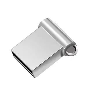 Groothandel Mini Metalen Usb Flash Drive Promo Items Custom Logo Bulk Goedkope Usb 2.0 3.0 Zilver Goud Zwarte Pen Drive met Sleutelhanger