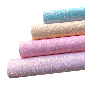 Mặt Sau Co Giãn Bằng Da Tổng Hợp Pu Sáng Bóng Phản Quang Màu Neon Sáng Lấp Lánh Cho Giày Quần Áo Phụ Nữ Tăng Cường - Product Image 3