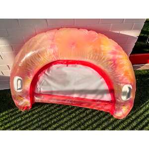 Flotador Inflable en Forma de U para Piscina con Asiento de Malla y Estampado Floral para Adultos - Product Image 6