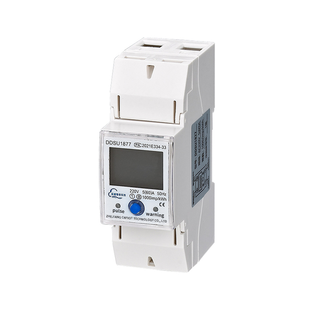 WIFI Smart Electricity Prepaid Meter 220V Single Phase Din Rail System for Rental Houses DDSU1877 Sub Meter Reading