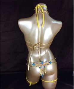 Venta caliente <span class=keywords><strong>de</strong></span> alta calidad Samba Rio <span class=keywords><strong>carnaval</strong></span> disfraz Sexy danza del vientre traje <span class=keywords><strong>con</strong></span> tocado <span class=keywords><strong>de</strong></span> <span class=keywords><strong>plumas</strong></span> - Product Image 3