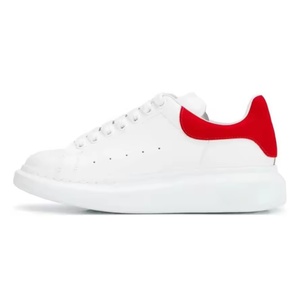 Zapatillas de Plataforma con Cordones y Diseño de Lujo en Cuero Genuino Negro y Blanco para Hombre y Mujer - Product Image 5