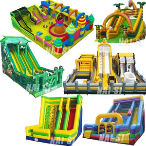 China Giant Bounce House Inflatable Indoor Theme Amusement Park Outdoor Inflatable Playground For Kids