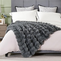 Zhengtai Luxe Chaud En Peluche Épais Couverture En Fausse Fourrure pour Canapé-Lit Canapé Épais Couvertures Chaudes