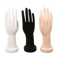 Xufeng Main Moule En Plastique Mannequin avec Fond Court Gants Bijoux Anneau Affichage Accessoires Modèle Bracelet Bijoux