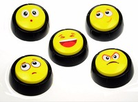 Bouton d'entraînement interactif sonore programmable personnalisé pour chien avec capteur de vibration/mouvement et voix préenregistrée de 30 secondes