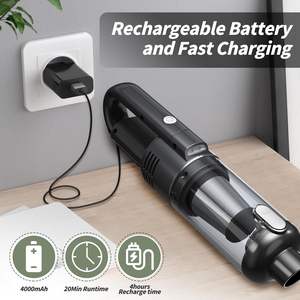 Aspiradora de Mano Inalámbrica Portátil para el Hogar y el Automóvil con Luz LED - Product Image 3