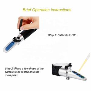 ATC đường 0-40% Brix 0-25% rượu Analyzer rượu vang Tester khúc xạ Brix Analyzer cho Nho rượu vang - Product Image 4