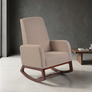 Mecedora de sofá reclinable de madera individual moderna para muebles de sala de estar, sillón con brazo, sillones de ocio - Product Image 1