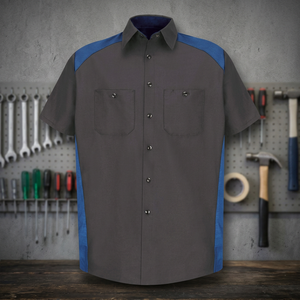 Chemise de sport automobile à manches courtes pour hommes grandes tailles personnalisée par VF Imagewear Modèle SP28BT - Product Image 3