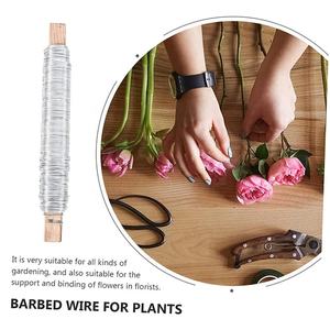 Fil de jardinage DIY floral pour bouquets faits main, fils polyvalents pour projets de jardinage DIY, fil floral en métal argenté - Product Image 4