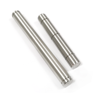 Broches à rouleaux à aiguilles à extrémité plate creuse filetées SUS304, goujons coniques, broches cylindriques solides en acier inoxydable et en aluminium