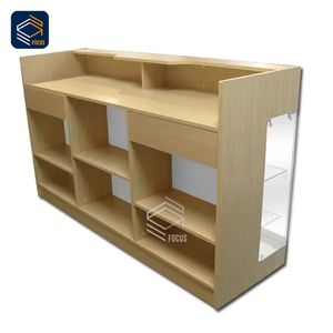 Vitrine d'affichage en verre noir comptoir porte coulissante luminaire <span class=keywords><strong>de</strong></span> magasin <span class=keywords><strong>de</strong></span> détail étagères réglables Construction en verre trempé - Product Image 3