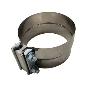 Pièces de moteur de camion de haute qualité, collier de serrage en acier inoxydable pour tuyau d'échappement de camion 20455908 pour Volvo - Product Image 1