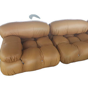 โซฟาห้องนั่งเล่นแบบโมเดิร์นคุณภาพสูง แยกส่วนได้อิสระ สำหรับพักผ่อน วัสดุกำมะหยี่บุเคล นุ่มสบาย ขาไม้ - Product Image 6