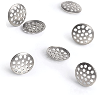 10 12.7 18 mm rond perforé Style filtre disque fumer tuyau écrans tabac fumer passoire feuille