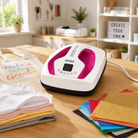 Nouvelle presse à chaud portable électrique transfrontalière pour perles, modèle T13, pour sublimation de logos DIY, 220V/110V, garantie 3 mois