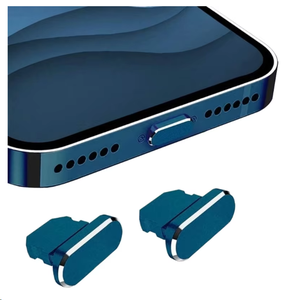 Couvercle anti-poussière en silicone pour 14 13 12 <span class=keywords><strong>11</strong></span> X Xs 8 7 Port de charge or anti-poussière protecteur accessoire décor - Product Image 1