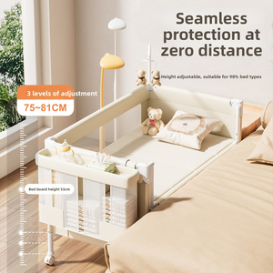 Cuna Plegable Multifuncional Portátil para Bebés con Función de Balanceo, Plegado y Unión con un Solo Clic, para Recién Nacidos de 0 a 36 Meses, Uso Doméstico - Product Image 4