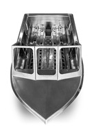 Jet ski miniature en aluminium de sécurité, moteur puissant, 1 place, 12' de longueur, vitesse de 50 km/h, pour les sports nautiques et les courses, directement de l'usine