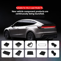 Boîte de rangement pour console centrale, organiseur d'accoudoir, accessoires intérieurs pour Tesla Model 3/Y/YL Highland Facelift
