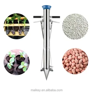 Mini máquina de siembra de semillas de algodón, modelo práctico de acero inoxidable, para siembra de verduras, transplantadora manual