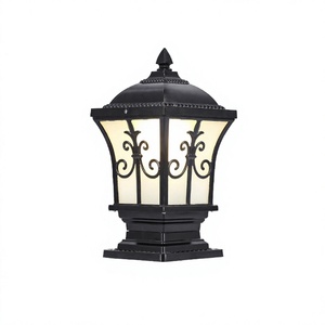 Lámpara de Jardín LED de Bronce para Exteriores, IP65, con Pantalla de Vidrio, Regulable, 500 Lúmenes, Luz Blanca Cálida, Decorativa para Caminos, Porche y Jardín - Product Image 2