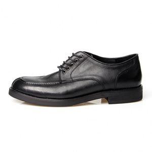 Mocassins Oxford à lacets pour hommes, bout carré, en cuir véritable, légers, respirants, antidérapants, pour le bureau et les occasions formelles - Product Image 6