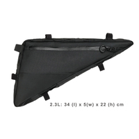 Logo personnalisé 3 pochettes de rangement pour vélo multi-tailles sac de cadre de vélo triangle résistant à l'eau