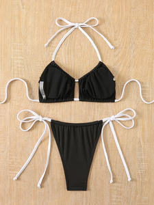 Vendeur Maillots De Bain Beachwear Coréen Gros Seins Micro Chine Micro Brésilien Micro pour Femmes Bikini - Product Image 5