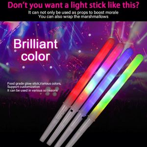Bâtonnets lumineux LED pour barbe à papa, colorés et brillants, en PS de qualité alimentaire, jetables, pour Halloween et Nouvel An - Product Image 4