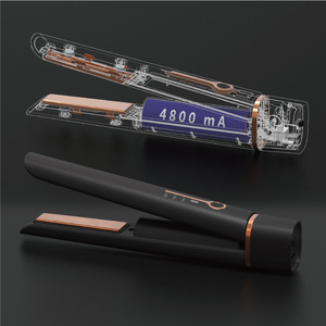 Alta calidad portátil 2 en 1 recargable USB inalámbrico Mini <span class=keywords><strong>plancha</strong></span> de pelo de hierro plano <span class=keywords><strong>mejor</strong></span> pinzas de pelo de cerámica de mano - Product Image 6