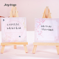 Joytop Blocs-notes détachables pour bureau et école, articles promotionnels, logo personnalisé, 4 designs colorés assortis