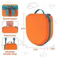 Casing perjalanan keras kompatibel dengan Yoto Mini anak-anak pemutar musik Audio & tas pembawa headphone