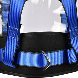 CE認定カスタマイズフルボディ安全ハーネスプロフェッショナル調整可能ダブルランヤード工業用ポリエステルワークレスキュー - Product Image 6