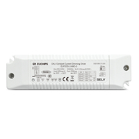 Controlador LED DALI AC EUCHIPS, Corriente Constante, Sin Parpadeo, Salida Única de 20W, IP20, Garantía de 5 Años
